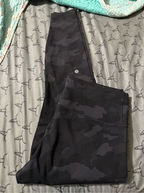 lululemon athletica Black Camo High-Rise Leggings